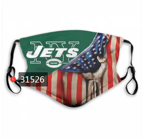 NFL 2020 New York Jets #60 Dust mask with filter->nfl dust mask->Sports Accessory